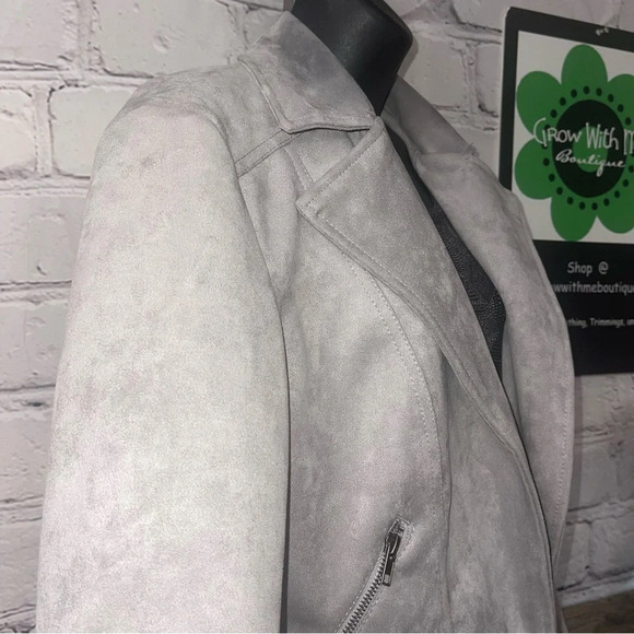 Philosophy faux suede leather jacket small - Picture 4 of 7